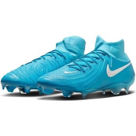 Resim Nike Phantom Luna Iı Elite Fg Mens Football Shoes Cream Profesyonel Erkek Krampon Mavi Mavi 