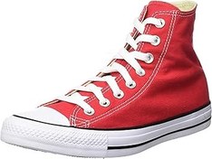 Resim Converse Chuck Taylor All Star 2018 Seasonal High Top erkek spor ayakkabısı, Kırmızı, 42/43 EU 