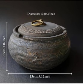 Resim Dashanshop 1 Adet Yaratıcı Seramik Kül Tablası Ashtray B Dayanıklı Ofis Ev Dekor Hediyelik 