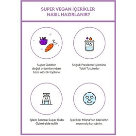 Resim Missha Talks Vegan Squeeze Sheet Mask Canlandırıcı Vegan Yaprak Maske - Super Energizer 