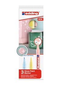 Resim Edding E 751 Boya Dekorasyon Kalemi Kutu Pastel 3L'Ü 