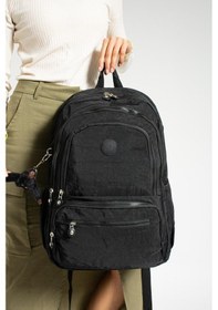 Resim Ultra Hafif Çok Cepli Su Geçirmez Sırt Çantası Unisex Siyah Model: 571-1g - Siyah 