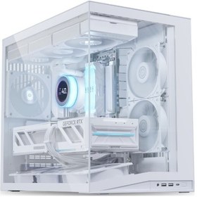 Resim Lian Li O11 Dynamic Flow Mini V2 Mid Tower Atx Kasa Beyaz Akak0llı0082 