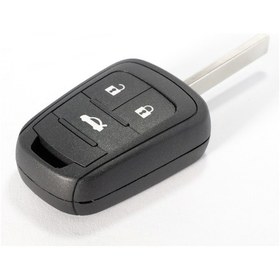 Resim Chevrolet Cruze Uyumlu Sustasız Anahtar - Kumanda Kabı Oto Anahtarlık Logolu 3 Tuşlu 