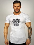 Resim BLACK Train Hard Fitness T-shirt 