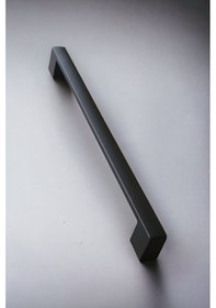 Resim Köprü Alüminyum Metal Lüks Modern Mobilya Çekmece Mutfak Dolabı Kulpu Siyah 160mm 10 Adet Siyah 