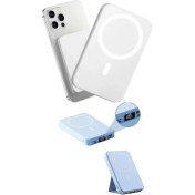 Resim Sprange SR-P5M Magsafe Wireless 5000MAH 15W Hızlı Şarj 20W Pd Göstergeli Powerbank 