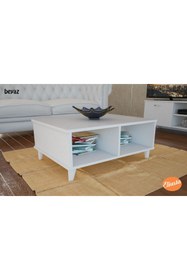 Resim Modilayn Raflı Orta Sehpa Ofis Sehpası Salon Sehpa 