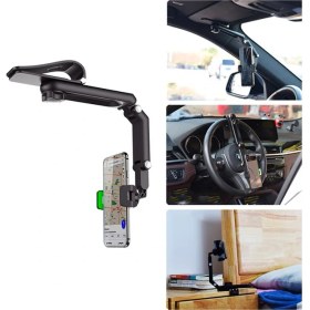 Resim Ally 360 Dönebilen Multifonksiyonel Güneşlik Araç Telefon Tutucu ALL-35200 