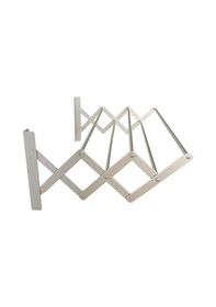Resim Akordiyon Tipi Katlanır Çamaşır Kurutma Askısı 55 Cm 7 Askılı Balkon Çamaşır Kurutma Askısı 