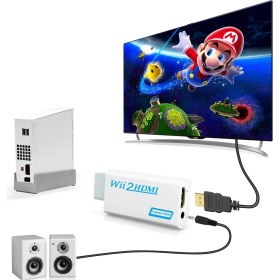 Resim Nintendo Wii HDMI Dönüştürücü Adaptör 1080P Full Hd Çevirici 