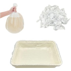 Resim Folinda Tavşan Kafesi Tek Kullandım Plastik Folyo Ç 14x9 İnç Xs Boy 35x25 Cm Tablo İçin 50 Adet Paket 