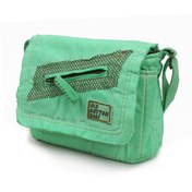 Resim Old Cotton Cargo 7136 Küçük Omuz Günlük Okul Bag Tablet Çantası Açık Yeşil 