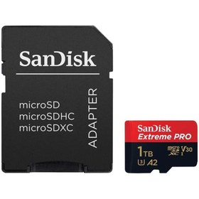 Resim Sandısk Extreme Pro SDSQXCD-1T00 1 TB Micro SD Hafıza Kartı 