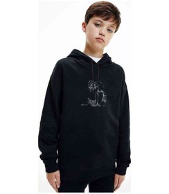 Resim Linkin Park Baskılı Unisex Çocuk Kapüşonlu Siyah Sweatshirt (528702738) 