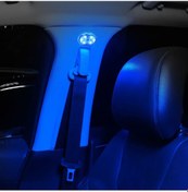 Resim Springsun Araba Kablosuz Led Işık İç Ortam Lambası Dokunmatik Kontrol Gece Işıkları Otomatik Tavan Tavan Okuma Lambaları Usb 