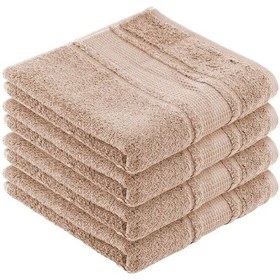 Resim Özdilek Colourist 50x90 Cm El-yüz Havlusu 4'lü Sütlü Kahve Çok Renkli 