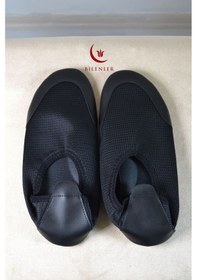 Resim Kaydırmaz Taban Tavaf Patiği Hac Ve Umre İçin 1. Sınıf Kalite, Patik İçi Akıllı Taban Siyah 