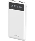 Resim Acl Pw-82 10.000mah Powerbank Beyaz Çoklu Şarj Kablolu, Hızlı & Taşınabilir Şarj Cihazı BEYAZ 