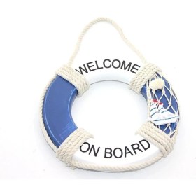 Resim K-Yonlineticaret Ahşap Marin Duvara Asmalı Simit Model 1 