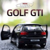 Resim MAKEDA Golf GTI Döküm Model Araba, 1:36 Ölçekli Alaşımlı Araç, Çinko Alaşımlı Koleksiyon Oyuncak, Açılır Kapılı, 3-6 Yaş Çocuklar İçin, Çocuklar İçin Hediye 