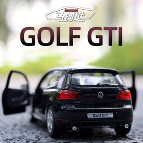Resim MAKEDA Golf GTI Döküm Model Araba, 1:36 Ölçekli Alaşımlı Araç, Çinko Alaşımlı Koleksiyon Oyuncak, Açılır Kapılı, 3-6 Yaş Çocuklar İçin, Çocuklar İçin Hediye 