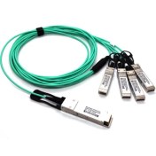 Resim Beek 40G QSFP+ &lt;-&gt; 4x10G SFP+, Aktif Fiber Optik Kablo (AOC), 3 metre&lt;br&gt;Beek 40G QSFP+ to 4x10G SFP+, AOC Cable, 3 meters 