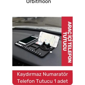 Resim Yeni Seri Kaydırmaz Numaratör Çizdirmez Çok Fonksiyonlu Araç Içi Torpido Telefon Tutucu 
