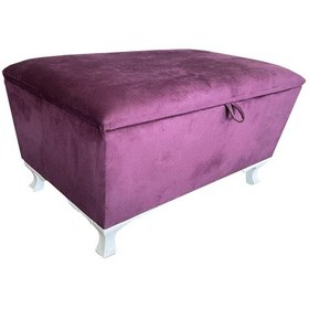 Resim Sandıklı Puf(Bench)-Ayakucu Pufu-120cm-Kadife Kumaş-Tek Parça 
