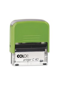 Resim Colop Prınter C40 Yeşil Kasa Siyah Keçe - 23 x 59 MM 