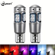 Resim NLpearl 2 adet W5W T10 LED CANBUS Hata Yok 194 LED Sinyal Işığı 3030 10SMD Araba İç Mekan Yan Işık İşaretçi Park Lambası Otomatik Ampuller, Pil Olmadan 