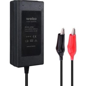 Resim Weko 12.6 Volt - 3 Amper Krokodil Uçlu Ledli Yerli Üretim Masaüstü Şarj Adaptörü 