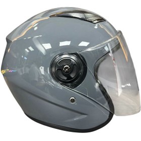 Resim MTO Motosiklet Yrım Kask Gri ( ECE ) Belgeli 