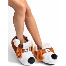 Resim Twigy Bobo Kadın,Garson Boy Hayvanlı Panduf Kahverengi 36/41 