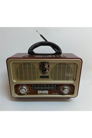 Resim Paleon M-111bt Nostalji Radyo Bluetoothlu Kumandalı Usb Müzik Çalar 