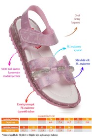 Resim Kiko Kids Velino Kız Çocuk Sandalet Pembe 