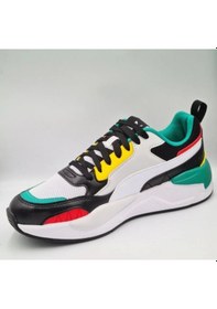 Resim Puma X-ray 2 Square Siyah Beyaz Erkek Sneaker Spor Ayakkabı Siyah - Beyaz | Orijinal 