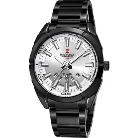 Resim Hanyang Siyah Beyaz 2022 Yeni Navıforce Üst Marka Erkek Kuvars Saatler Tam Çelik Su Geçirmez Rahat Tarih Spor Askeri Bilek Izle Relogio Masculino (Yurt Dışından) 