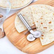 Resim Çift Başlıklı Pizza Hamur Bıçağı 