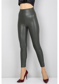 Resim Içi Peluşlu Toplayıcı Deri Tayt Karışık 