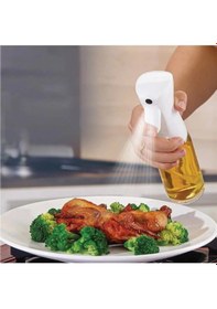 Resim Sprey Yağdanlık 2 Adet Airfryer İçin Cam Şişe Yağlık Sirkelik Sosluk 210 Ml 