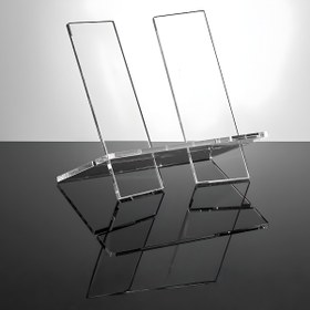 Resim Bola Concept Şeffaf Akrilik Kitap Standı Modern Dayanıklı 5mm Pleksi Okuma ve Dergi Standı 