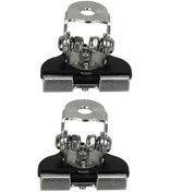 Resim Gajeena 2 Adet Çelik Lastikli Led Işık Konbini, Montaj Demiri Ve Vidalı Taban Braketi 