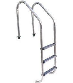 Resim Standart Seri Paslanmaz Çelik Kaymaz 2 Basamaklı Merdiven Aısı 316 