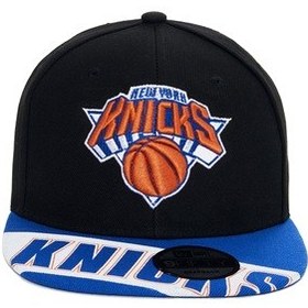 Resim Berellini Knicks Hip-hop Şapka Özel Kolleksiyon Siyah - Mavi 