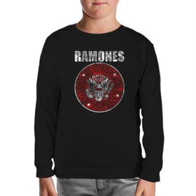 Resim Ramones Siyah Çocuk Sweatshirt 