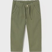 Resim Mayoral 1580 Erkek Bebek Bol Keten Pantolon Yeşil 