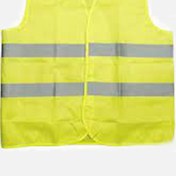 Resim İkaz Yeleği Cırtlı 2 Bantlı 