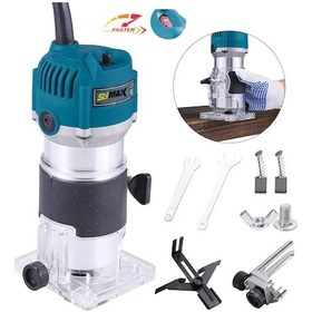 Resim Stilmax 6 Kademe Devir Ayarlı 3000W Formika Traşlama Freze Makine 