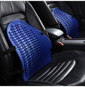 Resim Jzcat Aircraft B Model Ergonomik Oturma Duruşu Düzeltici Bel Yastığı Mavi 